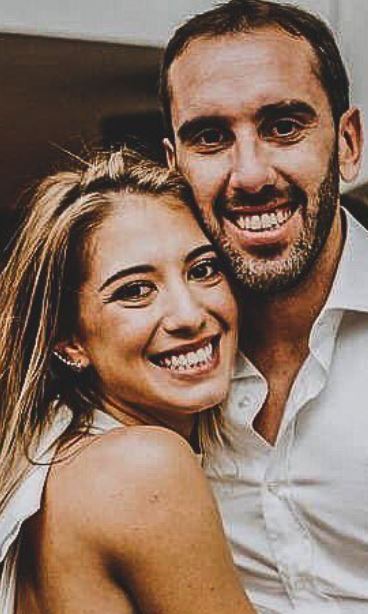 Sofia Herrera With Husband Diego Godin